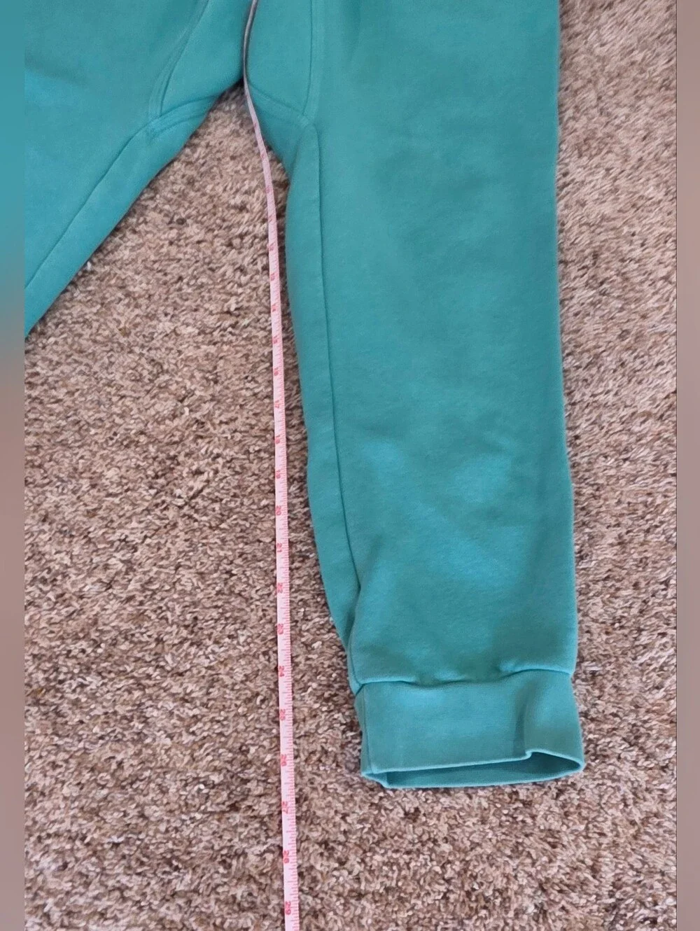 Nike Sportswear Club Fleece Men's Joggers Teal Sweatpants Size Large